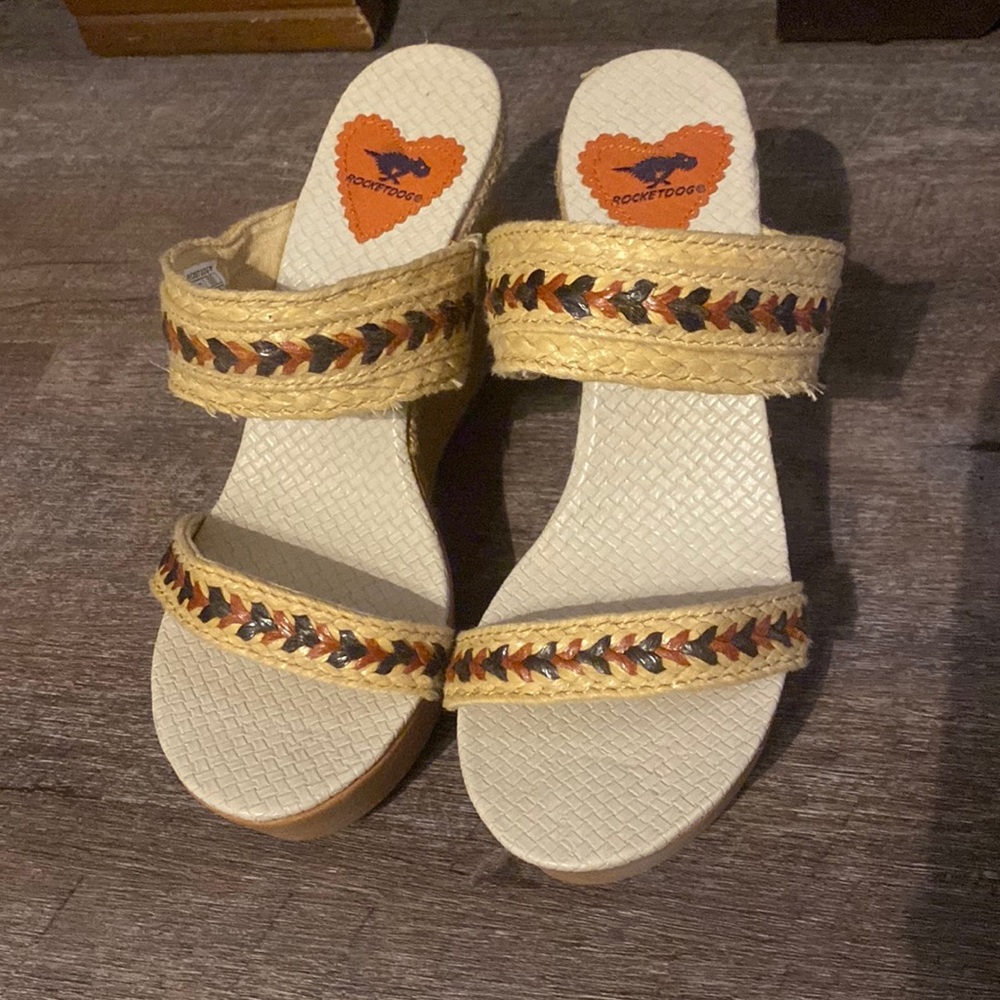 NWOT RocketDog platform wedges